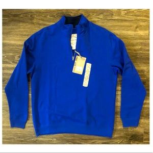 New St John’s Bay Quarter Zip Long Sleeves Sweater Mens Medium